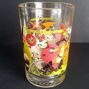 MCDONALD'S COLLECTOR GLASS GRAPHIC TUMBLER SHREK THE THIRD Dreamworks y2k 16oz